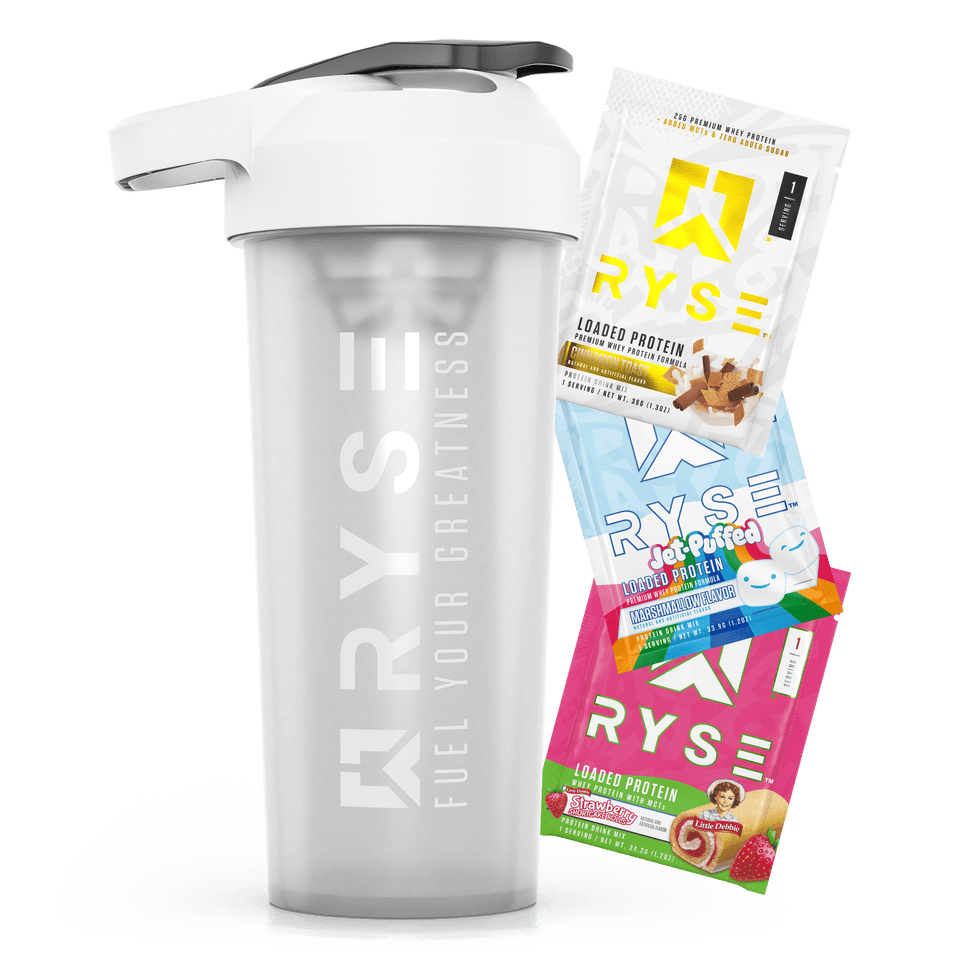 Loaded Protein Samples Variety Pack + Free SportShaker Q4